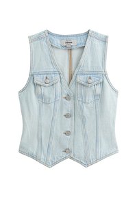 BUTTONED - Veste sans manches - pale blue