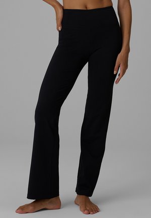4F, 4F SPODNIE DO JOGI SZYBKOSCHNĄCE DAMSKIE - Leggings - deep black