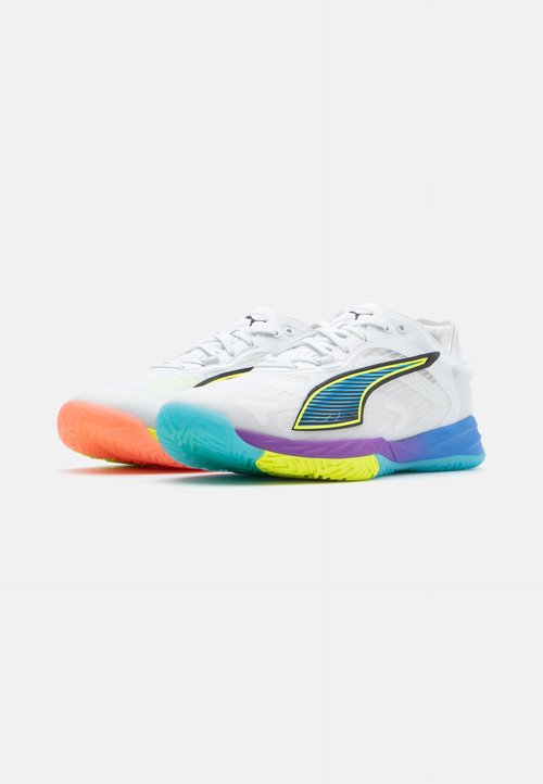 PUMA ACCELERATE NITRO SQD 4 GAME ON UNISEX - Trainers - white/glowing red/ultra blue — foto 2