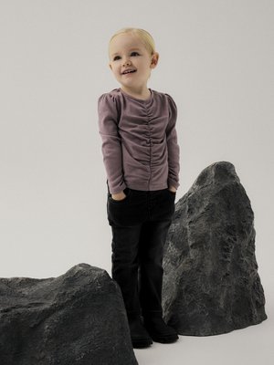 Name it NMFSALLI - Ravne kavbojke - black denim