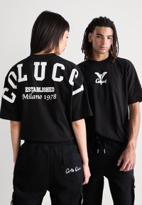 Carlo Colucci UNISEX - T-shirts med print - schwarz