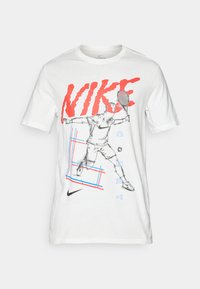 COURT - T-shirt print - summit white
