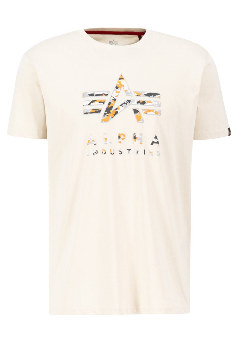 alpha industries T-shirt print crème
