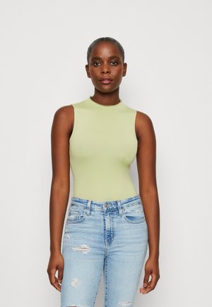 Cotton On SEAMLESS KIKI MOCK NECK TANK - Top - soft khaki