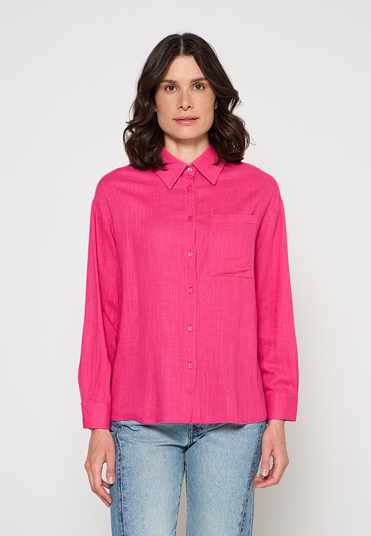 Le Jardin Du Lin Overhemdblouse donkerroze