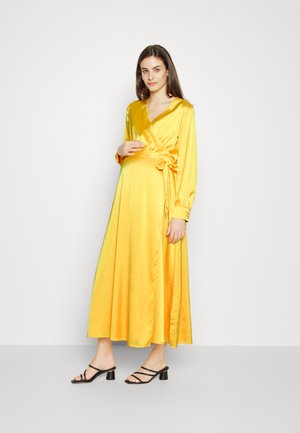 Never Fully Dressed MAMA YELLOW WRAP DRESS - Φόρεμα ημέρας - yellow