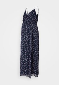 Vero Moda Maternity VMMSMILLA SINGLET WRAP DRESS - Maxi ruha - navy/luna