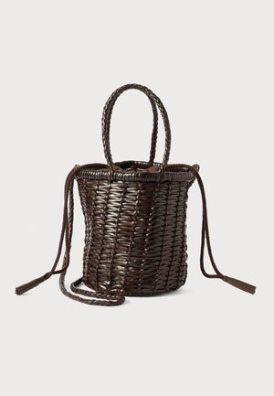 LINA MINI - Schoudertas - dark brown