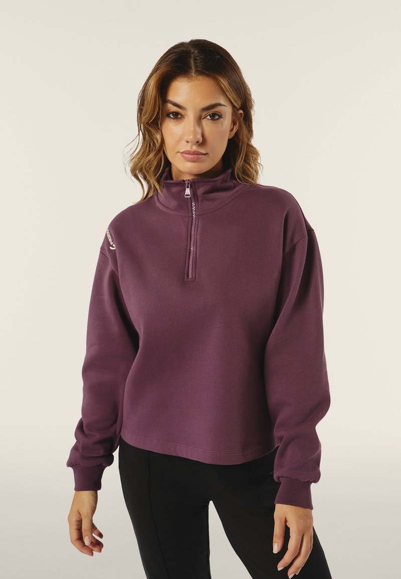 Freddy COMFORT FIT MEZZA ZIP - Felpa - prune purple