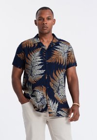 Ombre SHORT SLEEVE  - Overhemd - navy blue and grey