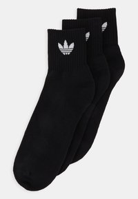 adidas Originals - MID ANKLE UNISEX 3 PACK - Zeķes - black Miniatūras attēls 1