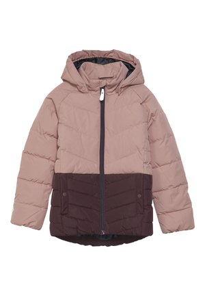 Winterjacke - braun pink