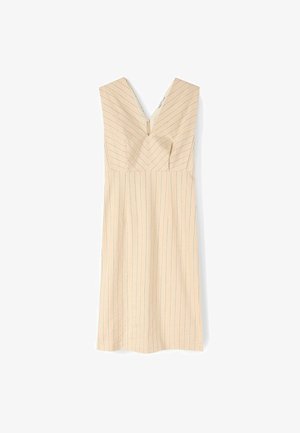 Motivi, VESTITO A TUBINO A RIGHE - Day dress - beige