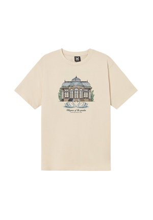 Kaotiko, REGULAR GARDEN UNISEX - T-Shirt print - ivory