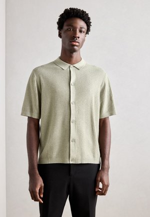 Button down-skjorte - soft green melange
