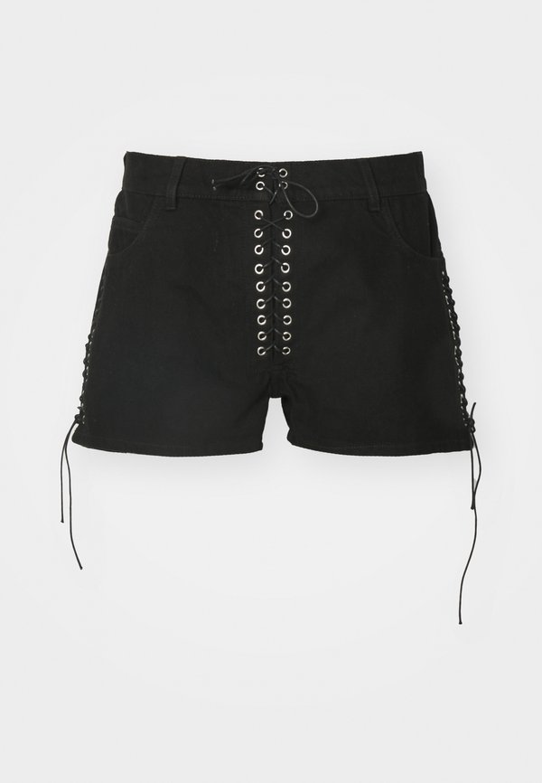 DOUBLE LACED UP UNISEX - Denim shorts4