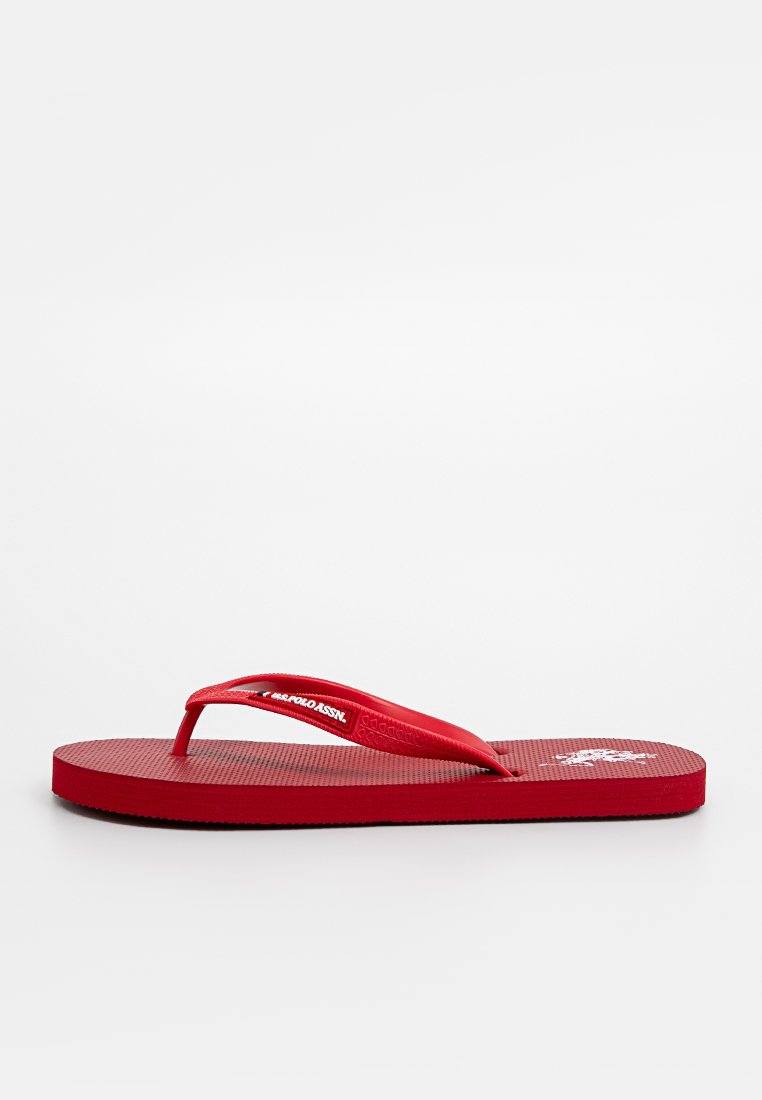 U.S. Polo Assn. Teenslippers rood U.S. Polo Assn. Teenslippers rood