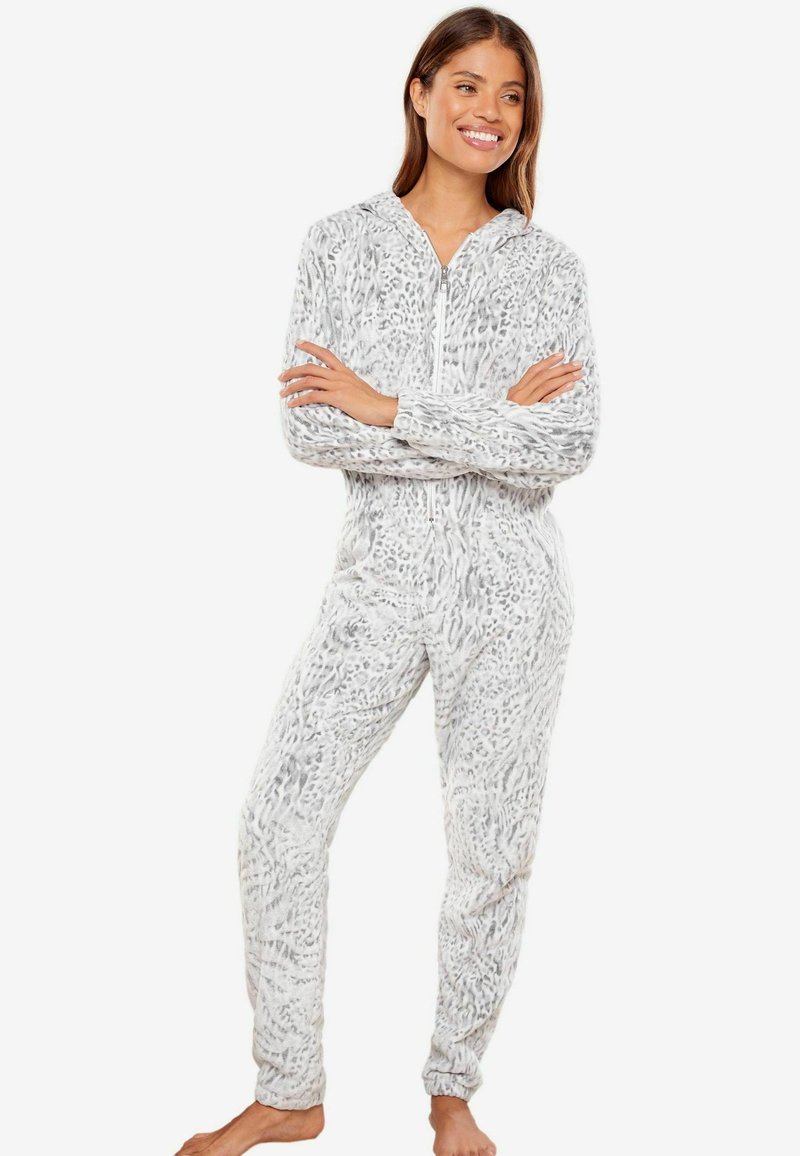 Lipsy REGULAR FIT - Pižama - grey leopard animal