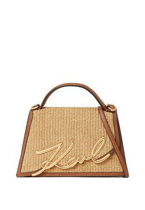MEDIUM SIGNATURE - Sac bandoulière - natural tan