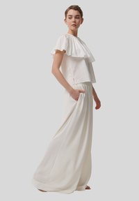 Leem FRILL CAPE  - Blouse - white