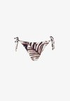 SANJA BEADED TIE BOTTOMS - Bas de bikini - burnt leaf
