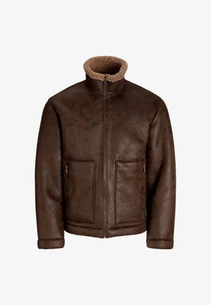 Jack & Jones, JORSALAMANCO FLIGHT JACKET - Veste mi-saison - chocolate brown