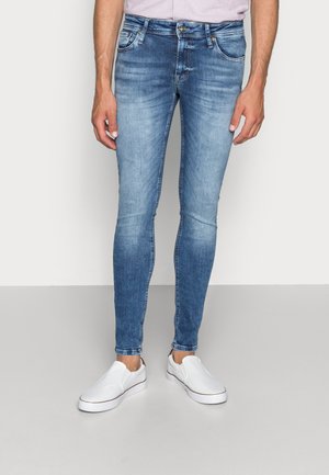 JJITOM JJORIGINAL SUPER SKINNY FIT - Vaqueros pitillo - blue denim