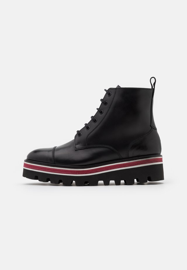 Lace-up ankle boots - nero