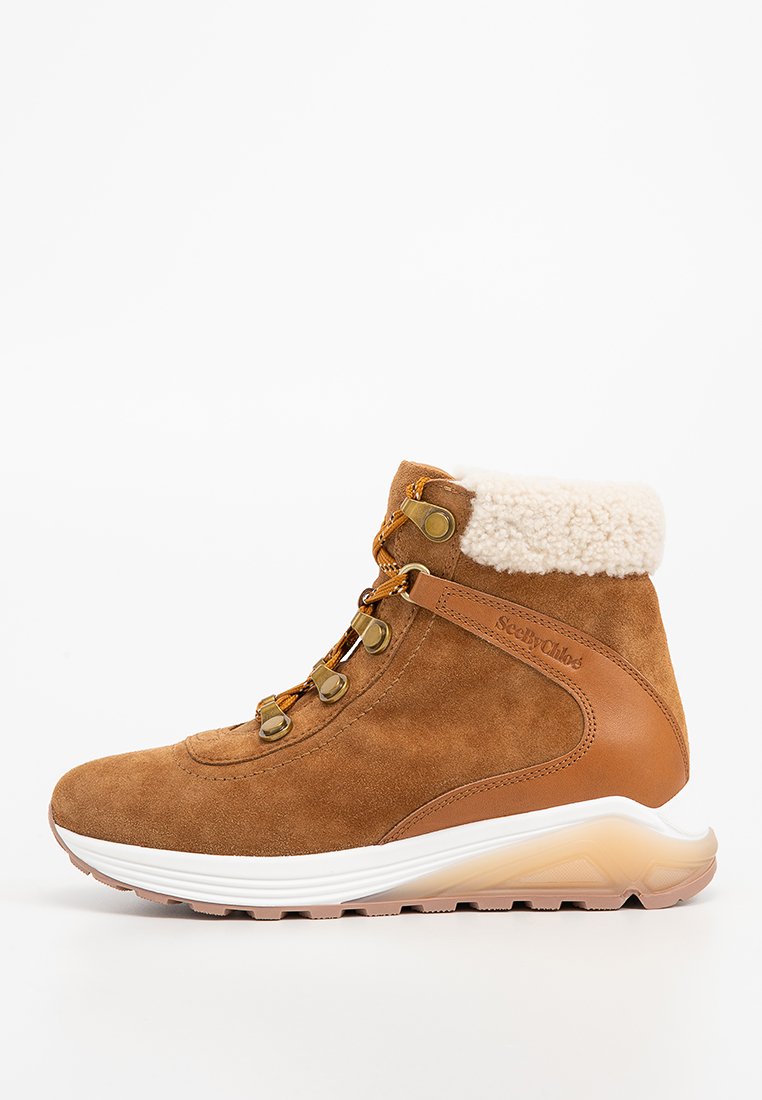 See by Chloé Sneakers hoog bruin