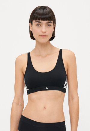 SCOOP BRALETTE - T-Shirt BH - black