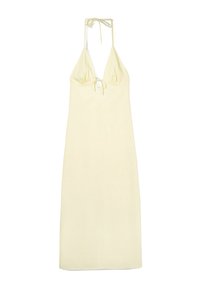 HALTER WITH TIE DETAIL - Beach accessory - light yellow