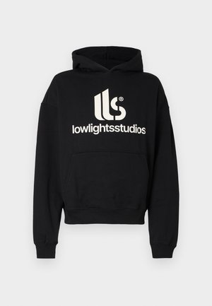STEREO LOGO HOODIE UNISEX - Sweatshirt - black