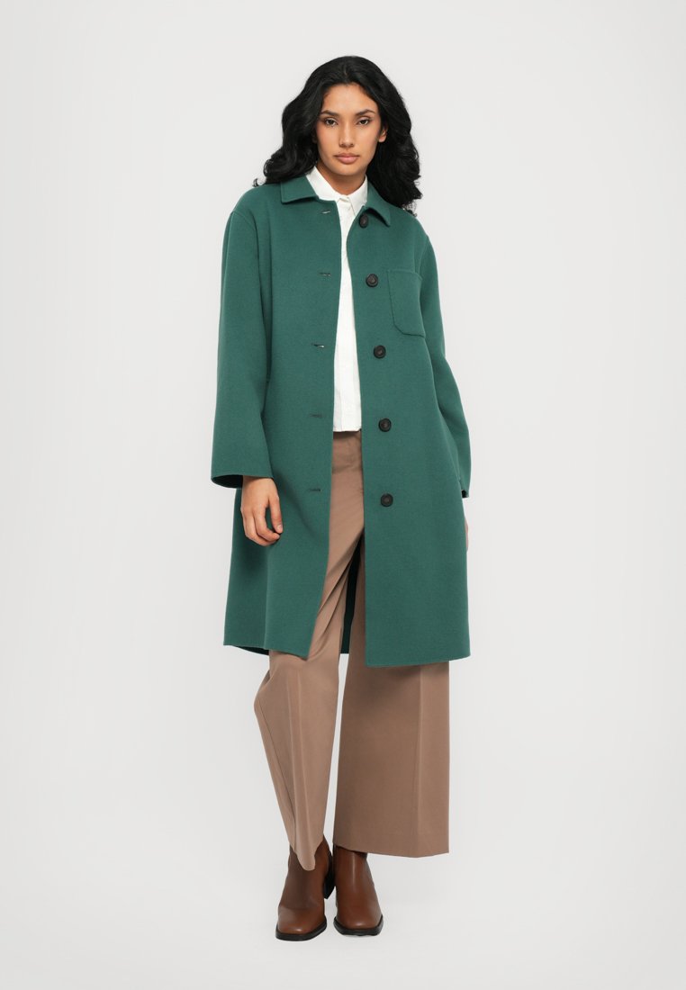 もも様MaxMara オリーブグリーン ロングベスト 38 MaxMara オリーブ