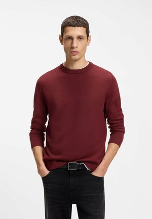 HINCLUSO - Striktrøje - dark red two