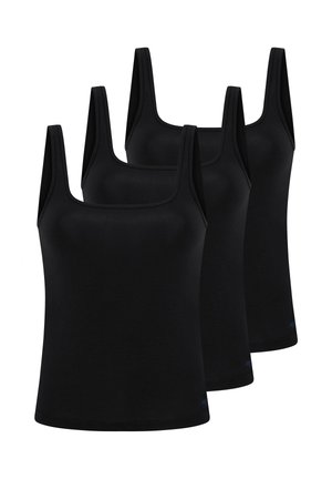3ER PACK GO SENSE - Unterhemd/-shirt - schwarz