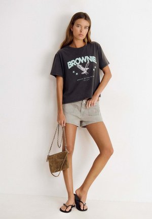 Brownie, BOLSO ESTRELLA TACHITAS - Bolso de mano - taupe oscuro