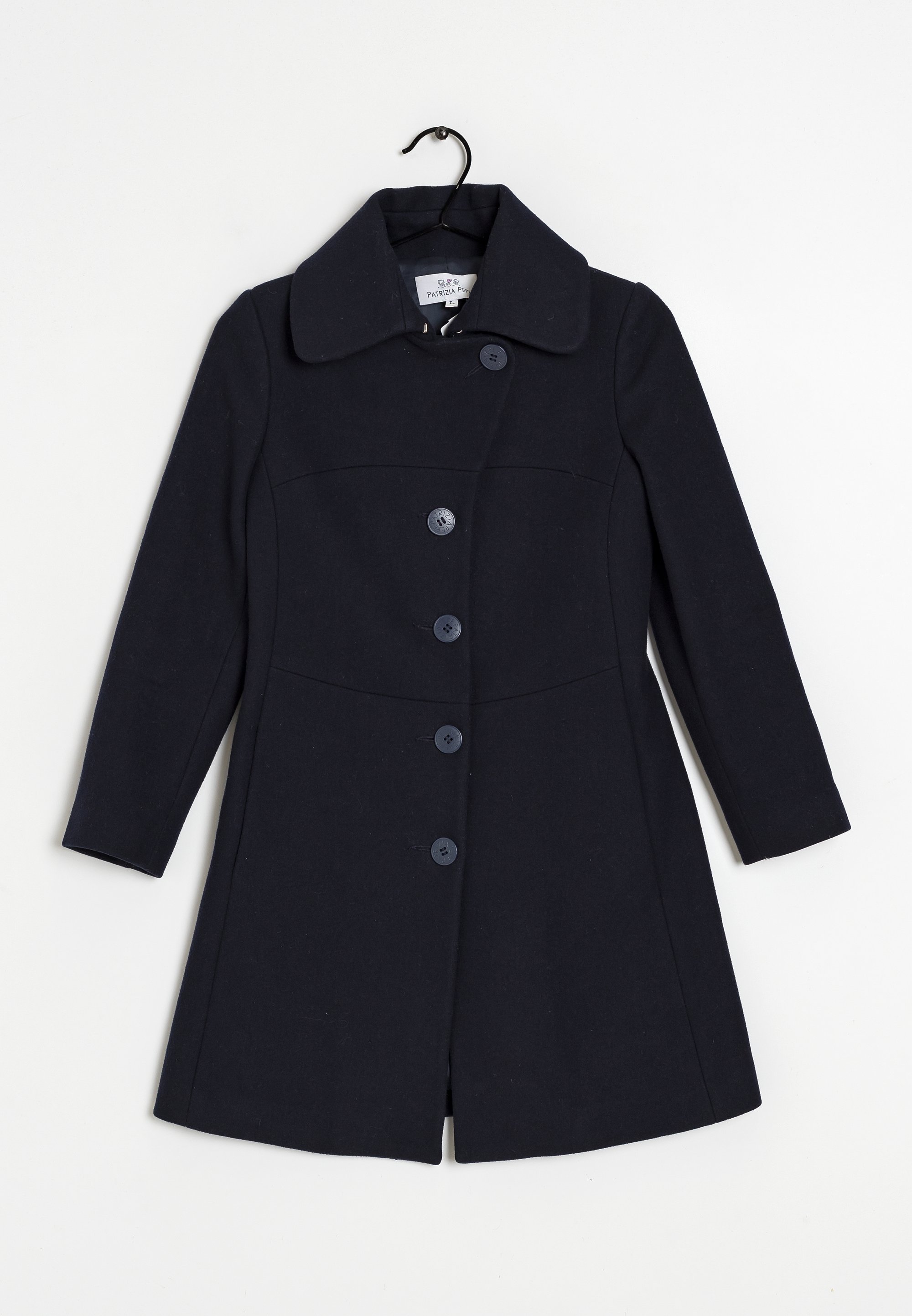 Coat Short Patrizia Pepe Patrizia Pepe Short Coat Blue (Pre-owned