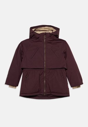 MINI A TURE, MATALGEANA WINTER JACKET - Зимно палто - fudge aubergine