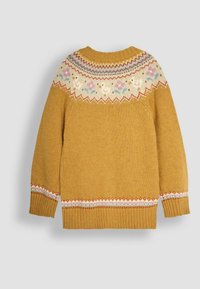 JoJo Maman Bébé DUCK FAIR- REGULAR FIT - Cardigan - mustard