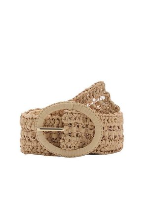 DORIAN - Braided belt - beige