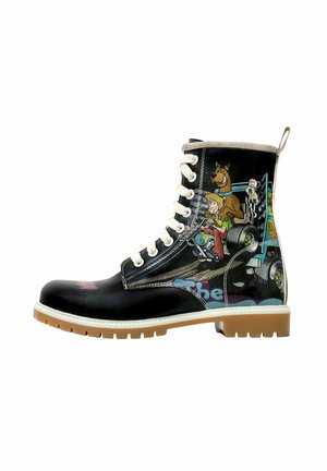 MIDNIGHT MYSTERY HANDGEFERTIGT - Plateaustiefelette - schwarz