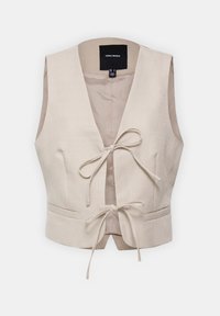 Vero Moda VMROSE TIE VEST - Chaleco - beige