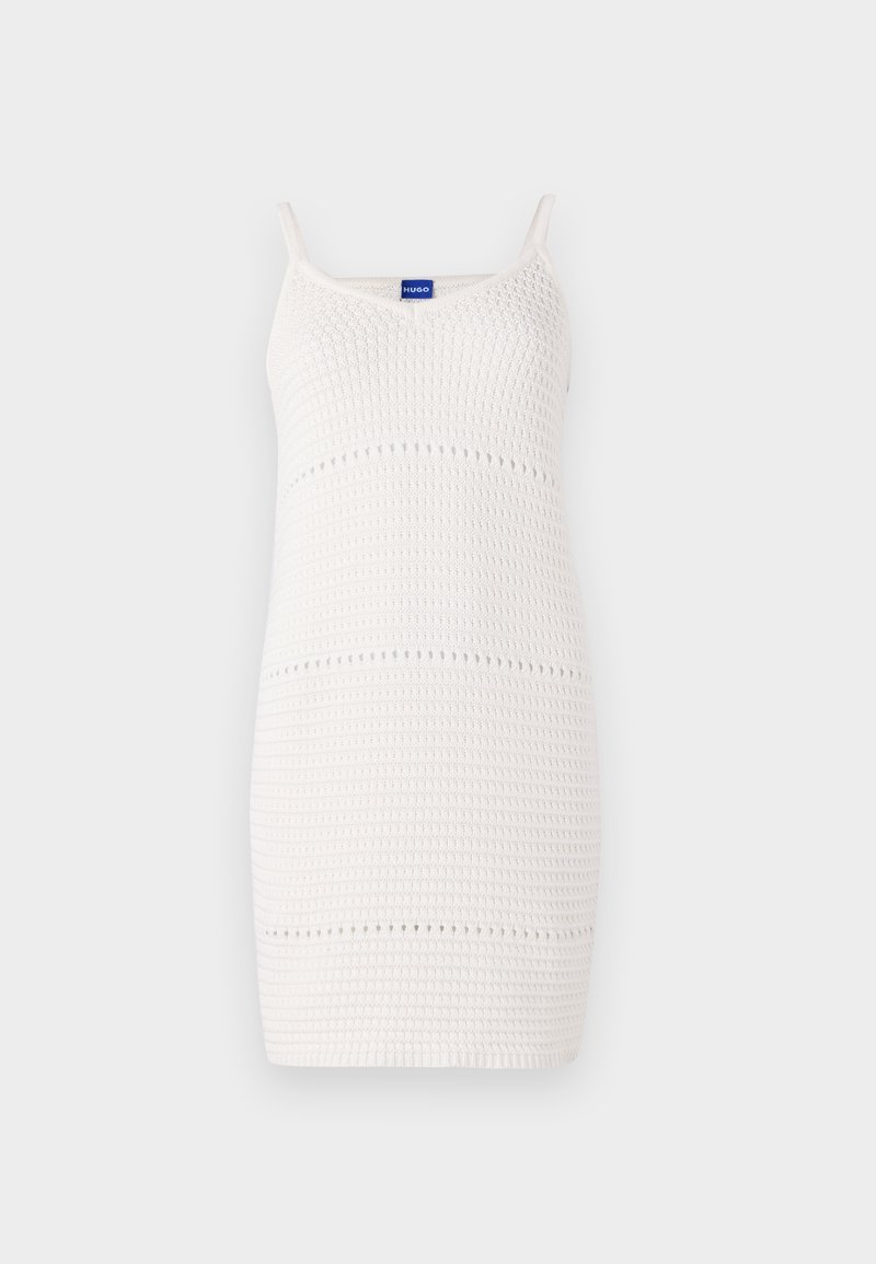 HUGO Gebreide jurk crème HUGO Gebreide jurk crème