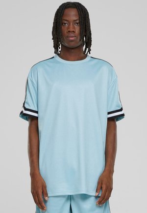 STRIPES TEE - T-shirt imprimé - oceanblue