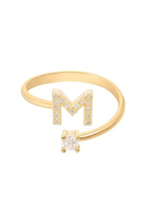 INITIAL M - Ring - yellow