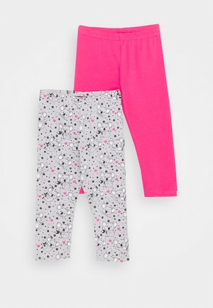 SMALL GIRLS TROUSERS KOALA 2 PACK - Leggings - grey/pink