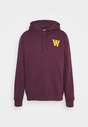 Wood Wood IAN HOODIE - Sweatshirt - burgundy