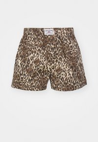 LEOPARD BOXER - Shorts - brown