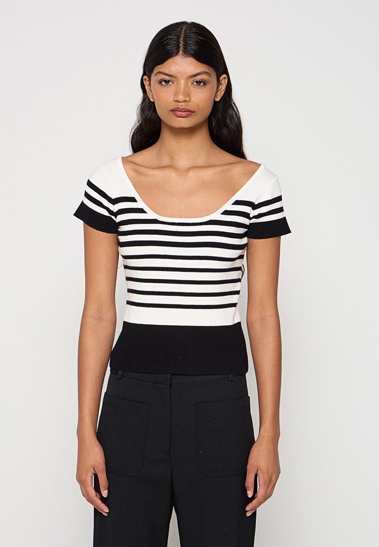 dreimaster T-shirt print crème