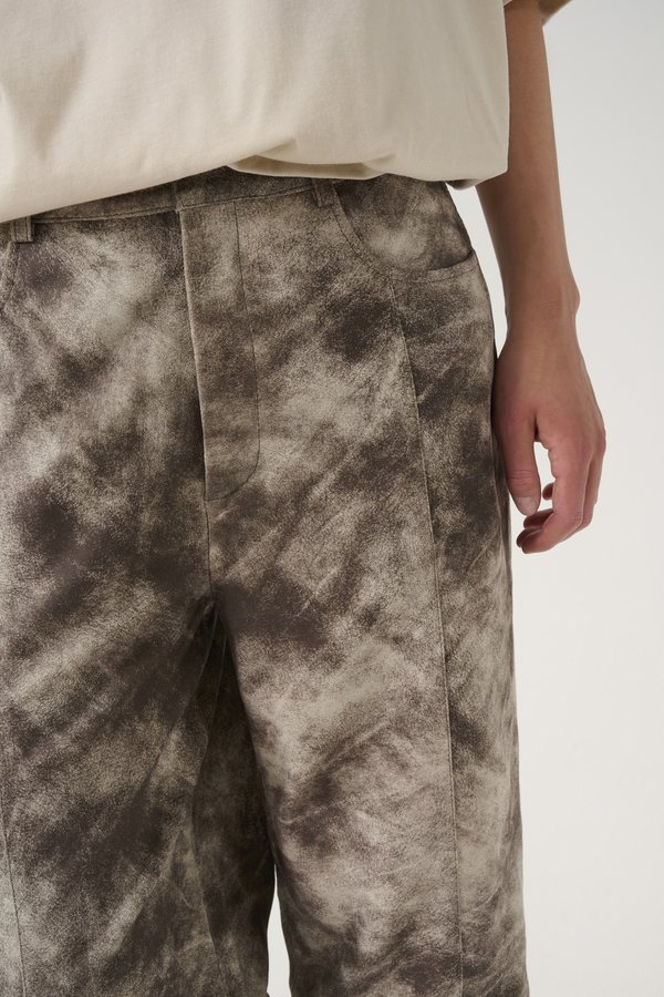 SUEDY PANTS - Leather trousers4